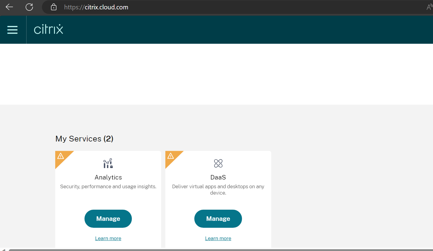 Remote desktop Citrix